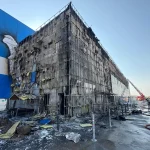 Koskoca fabrika küle döndü
