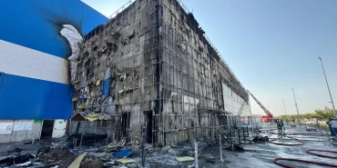 Koskoca fabrika küle döndü